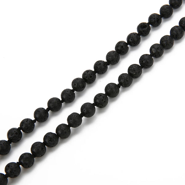 Black Lava Stone Mala Beads-ToShay.org