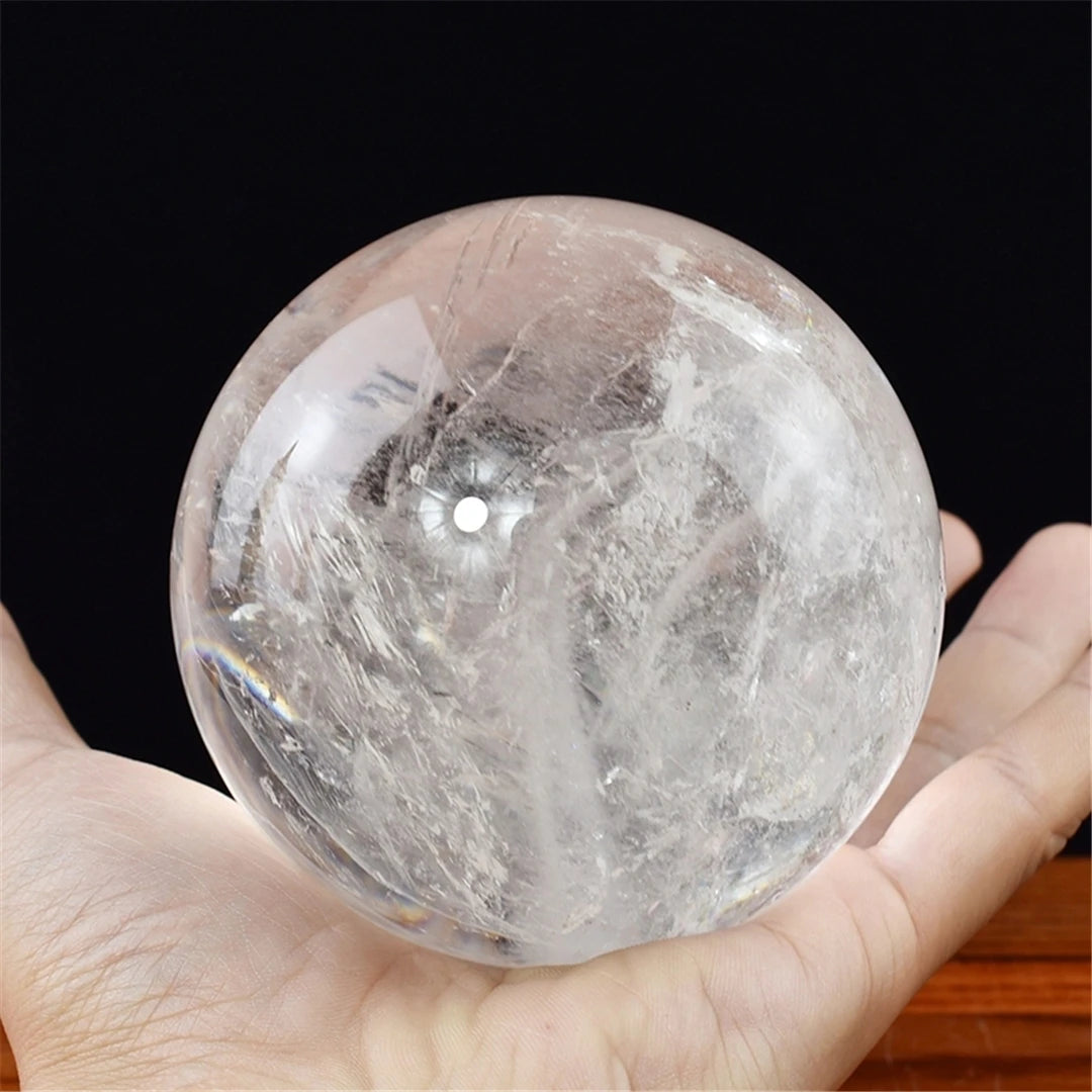 White Quartz Crystal Ball-ToShay.org