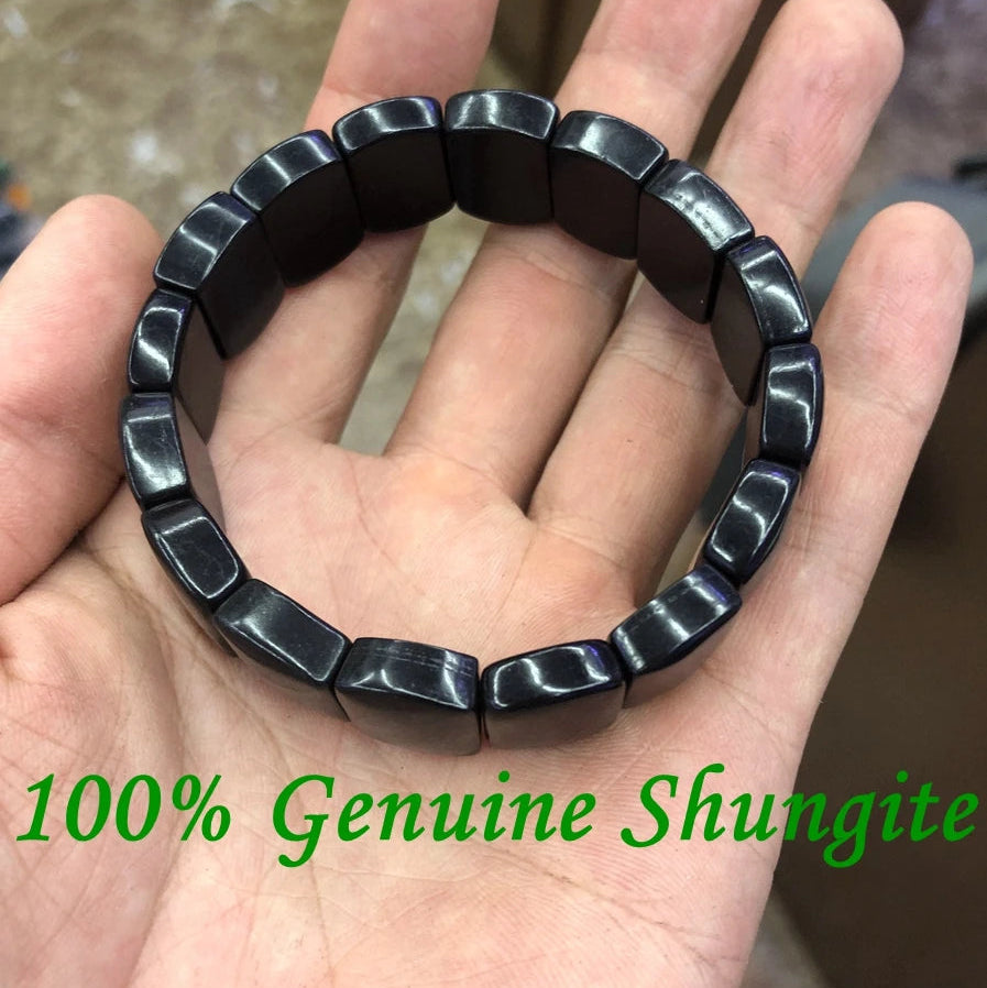 Black Shungite Bracelet-ToShay.org