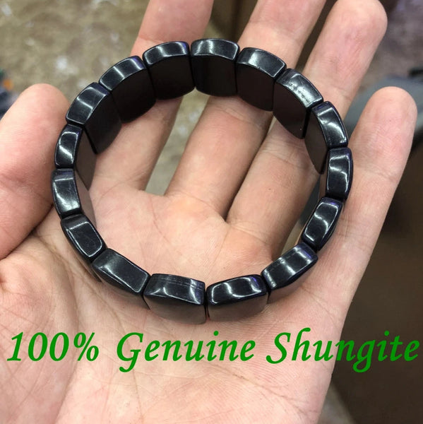 Black Shungite Bracelet-ToShay.org