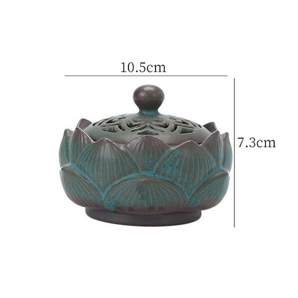 Lotus Ceramic Incense Burner-ToShay.org