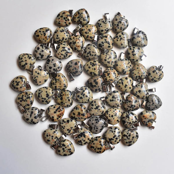 Mixed Quartz Crystal Hearts-ToShay.org