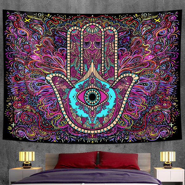 Hamsa Hand Tapestry-ToShay.org