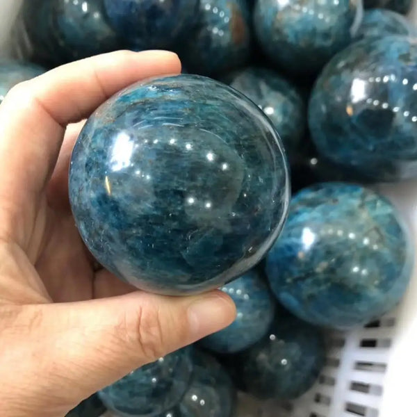 Blue Apatite Ball-ToShay.org