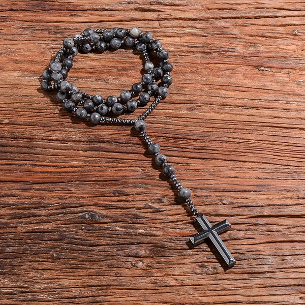 Black Labradorite Rosary-ToShay.org