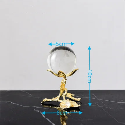 Gold Crystal Ball Stand-ToShay.org