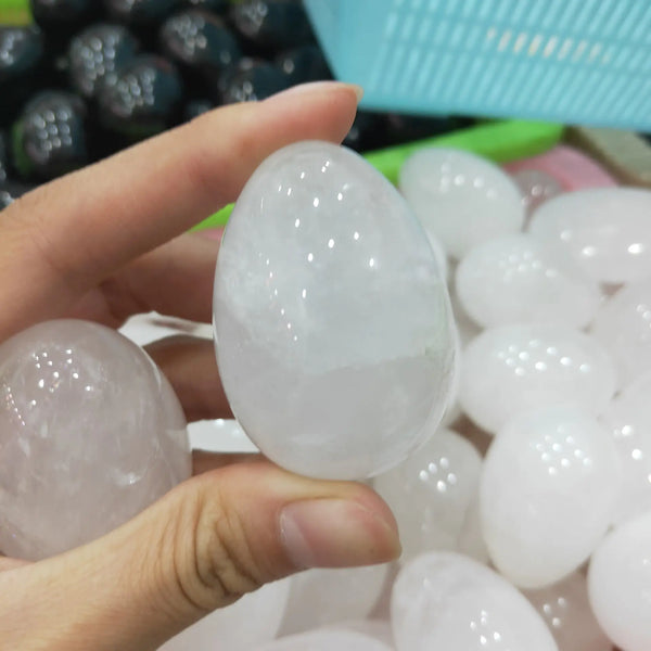 White Rock Quartz Egg-ToShay.org