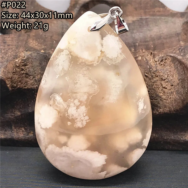 Pink Cherry Agate Pendant-ToShay.org