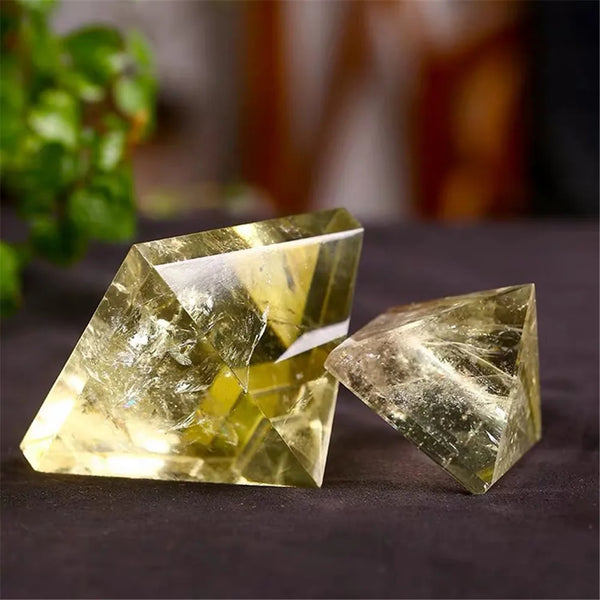 Yellow Citrine Pyramid-ToShay.org