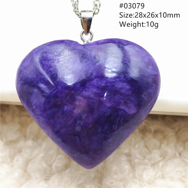 Purple Charoite Pendant-ToShay.org