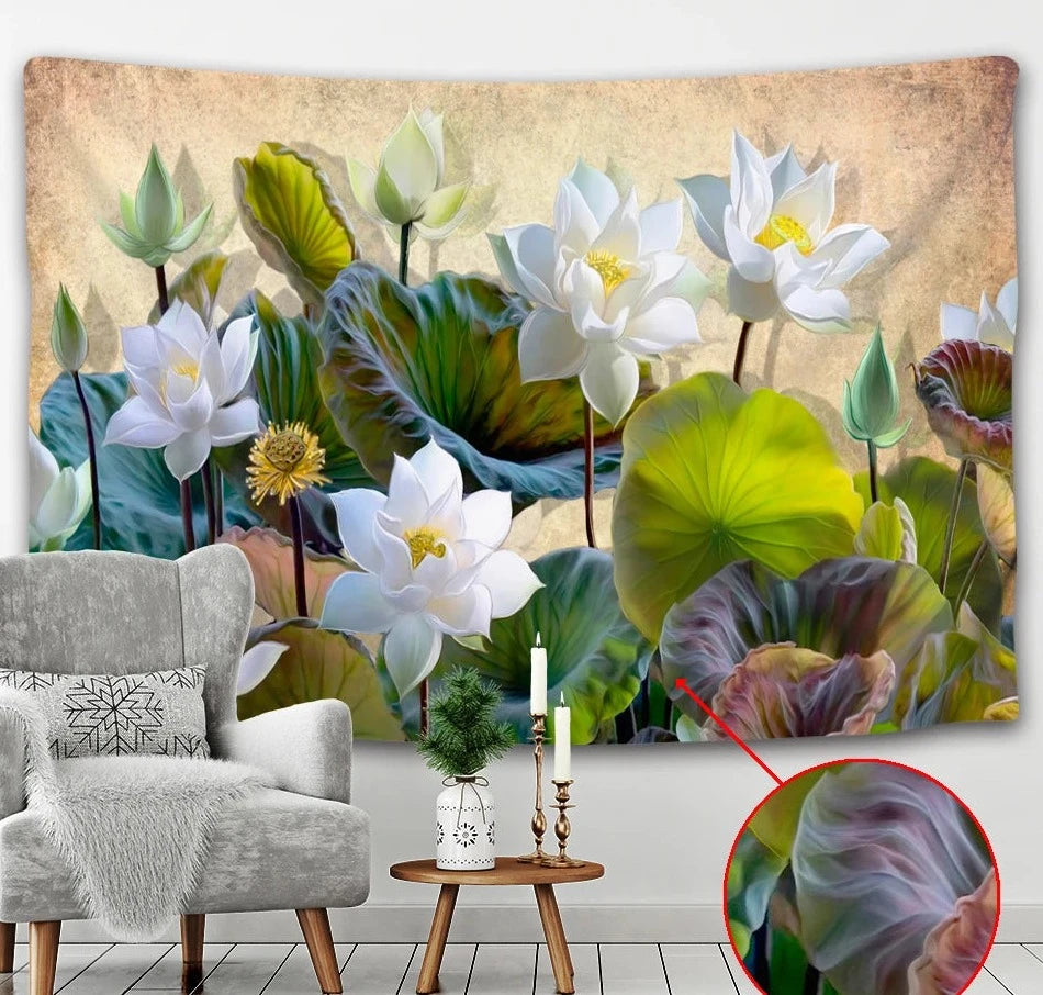 Lotus Art Tapestry-ToShay.org