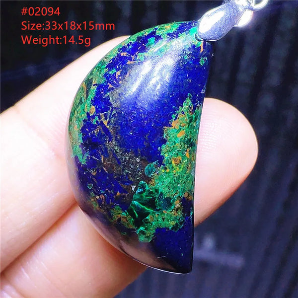 Blue Azulite Pendant-ToShay.org