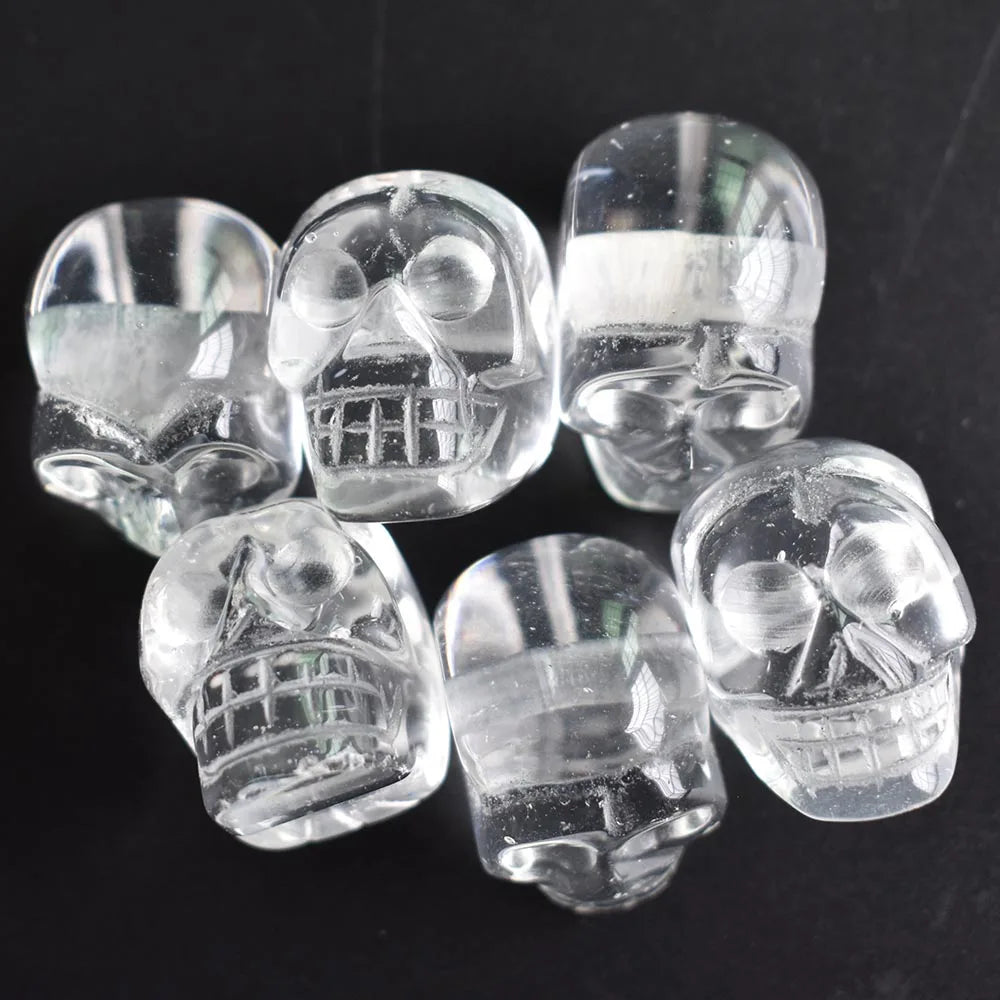 Clear Crystal Skull Beads-ToShay.org
