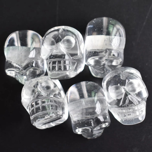 Clear Crystal Skull Beads-ToShay.org