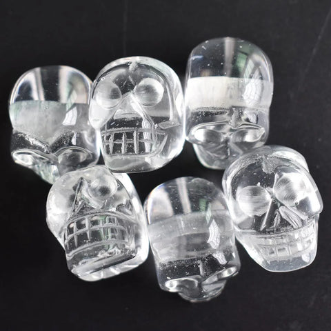 Clear Crystal Skull Beads-ToShay.org