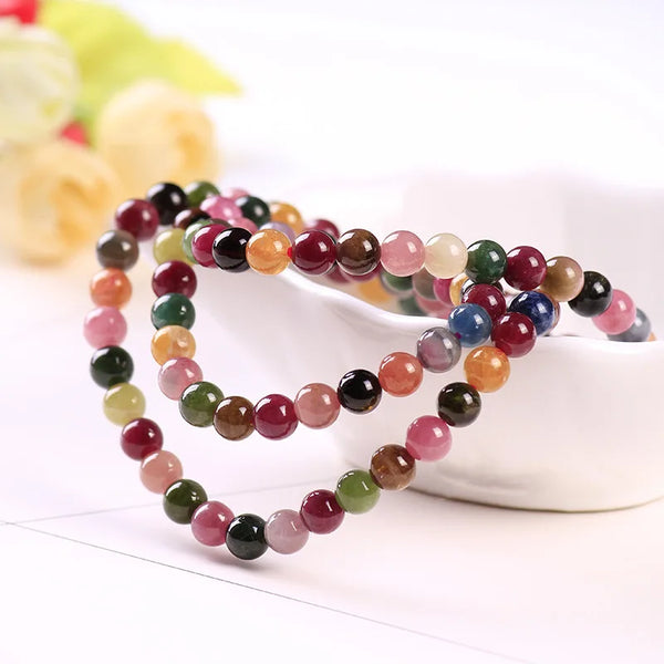 Pink Tourmaline Wrap Bracelet-ToShay.org