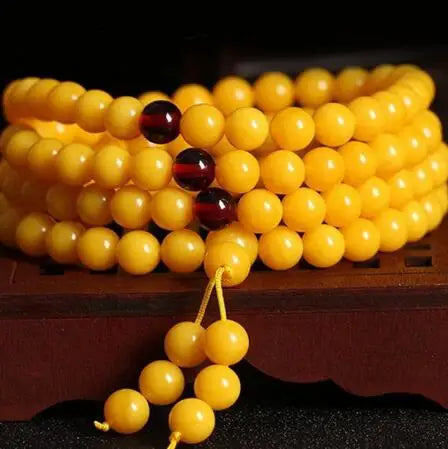 Red Amber Prayer Beads-ToShay.org