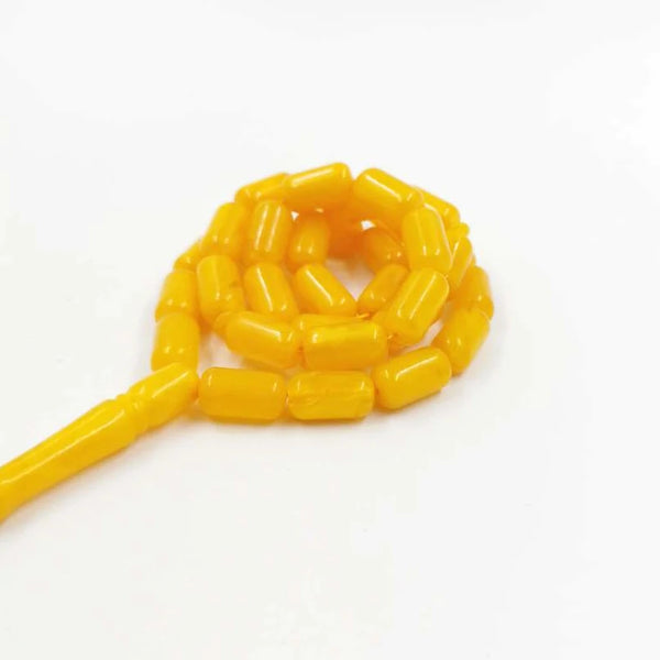 Yellow Amber Prayer Beads-ToShay.org