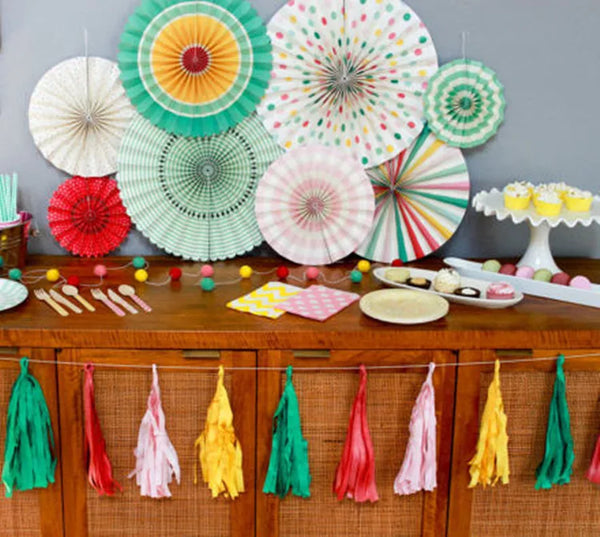 Paper Fan Rosettes-ToShay.org