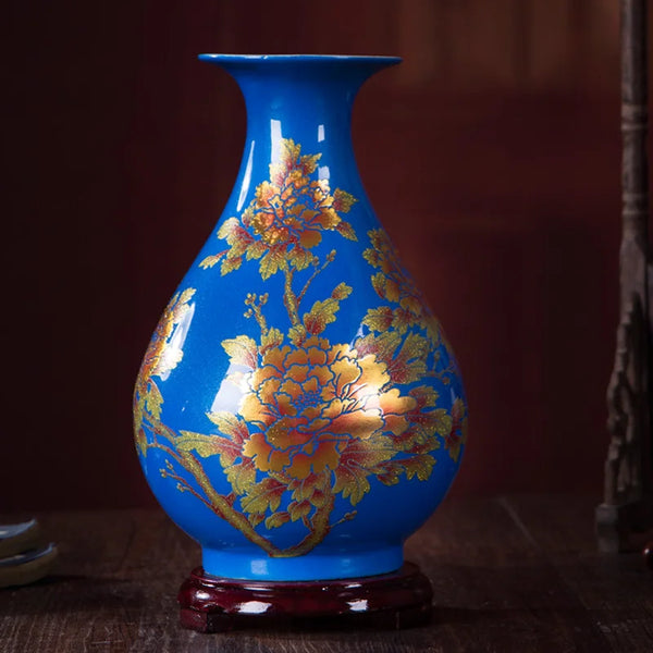 Jingdezhen Porcelain Flower Vase-ToShay.org