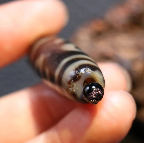 Tibetan Agate Eyes Dzi-ToShay.org