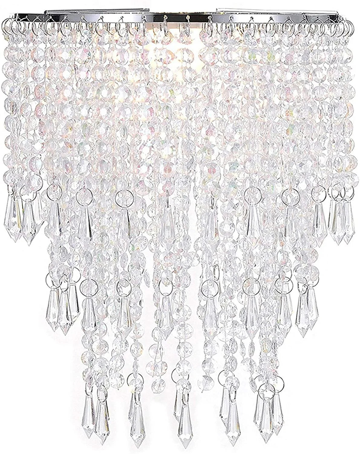 Crystal Bead Chain Chandelier-ToShay.org
