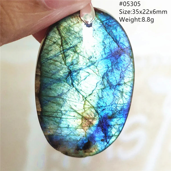 Blue Light Labradorite Pendant-ToShay.org