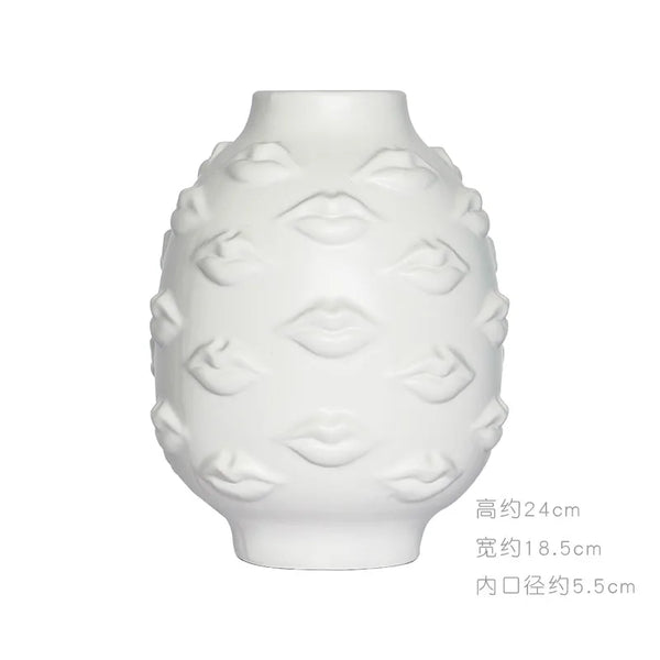 Face Ceramic Vase-ToShay.org