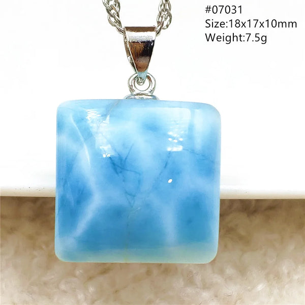 Blue Larimar Pendant-ToShay.org