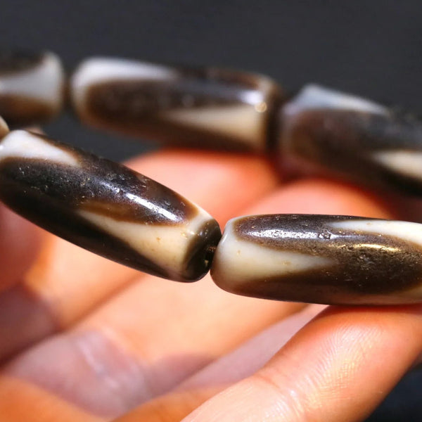Tibetan Agate Dzi Bracelet-ToShay.org