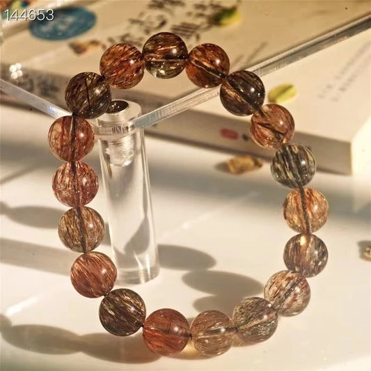 Gold Rutilated Bracelet-ToShay.org