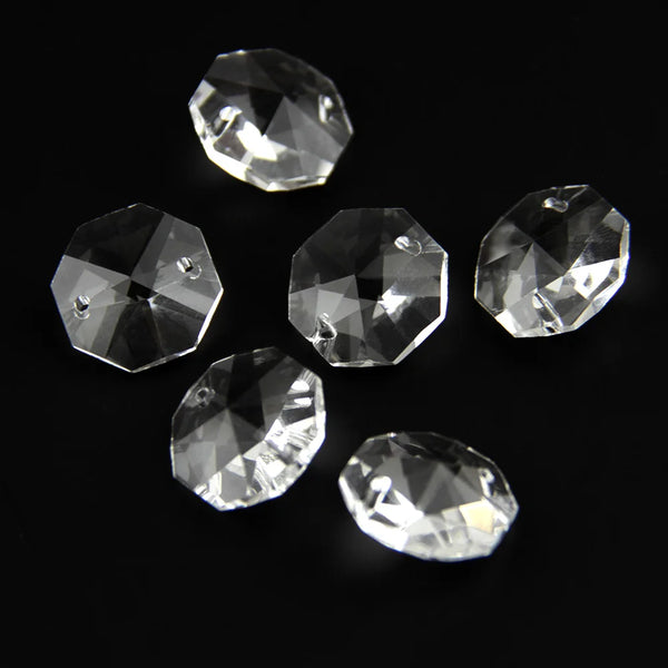 Clear Crystal Octagon Beads-ToShay.org