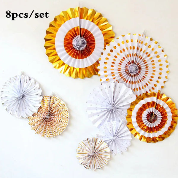 Paper Fan Rosettes-ToShay.org