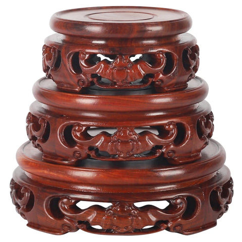 Red Sandalwood Carved Base-ToShay.org
