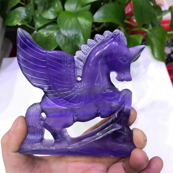 Purple Fluorite Unicorn-ToShay.org