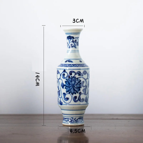 Blue White Ceramic Vase-ToShay.org