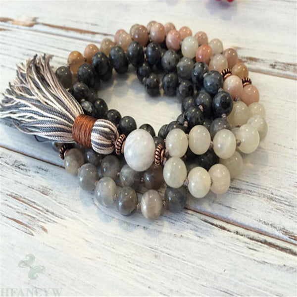 Mixed Spectrolite Mala Beads-ToShay.org