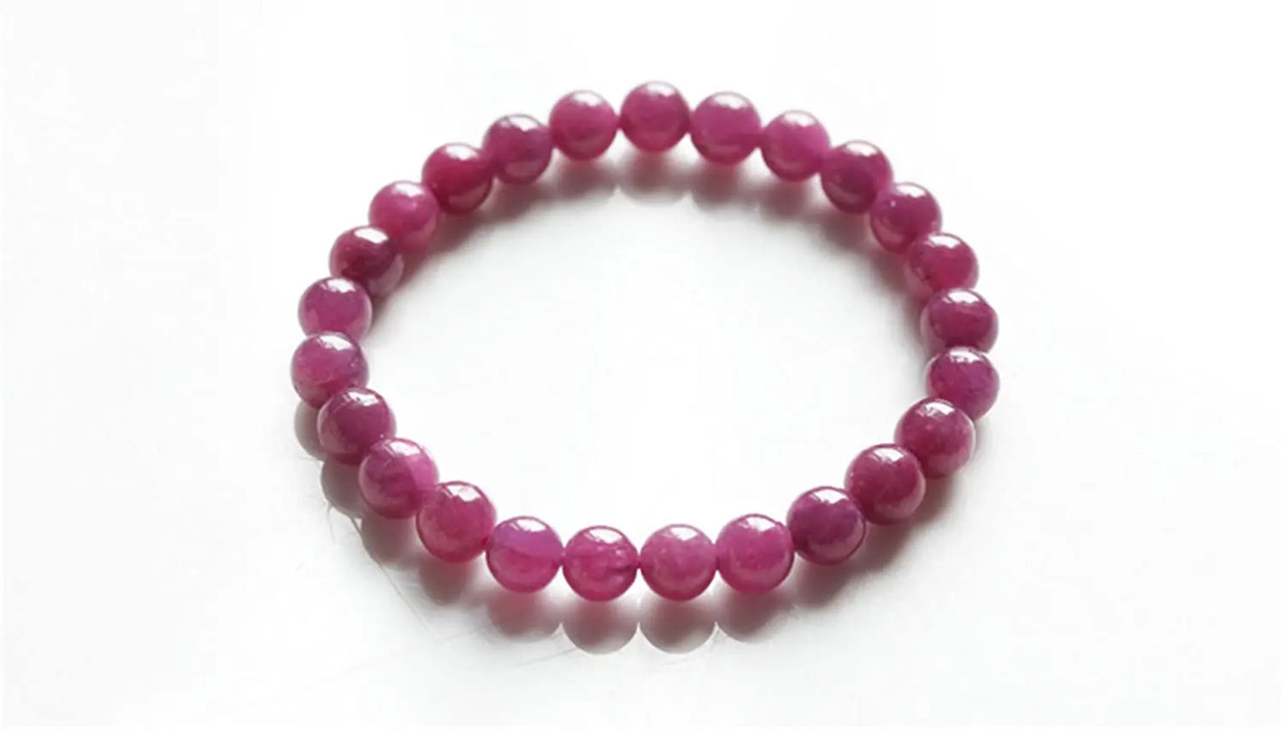 Red Rose Ruby Stone Bracelet-ToShay.org