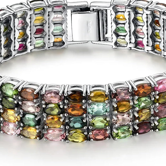 Mixed Tourmaline Bracelet-ToShay.org