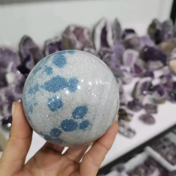Blue K2 Jasper Ball-ToShay.org