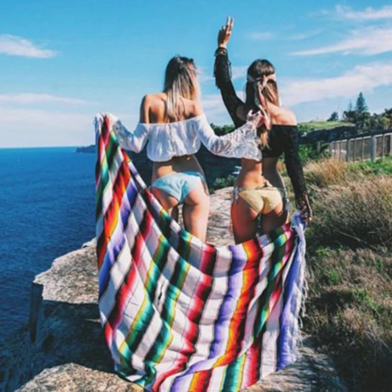 Rainbow Beach Blankets-ToShay.org
