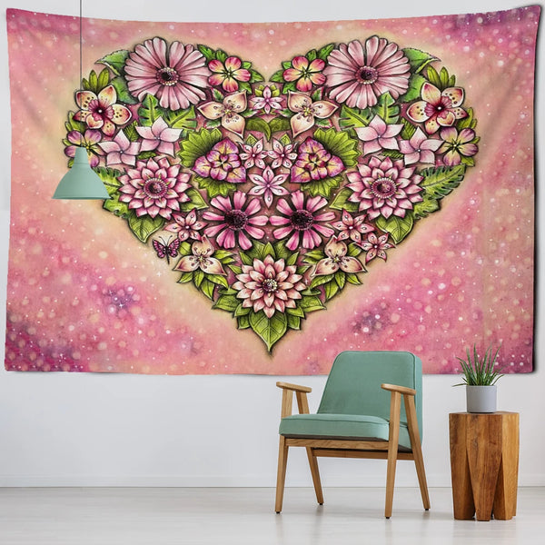 Flower Art Tapestry-ToShay.org