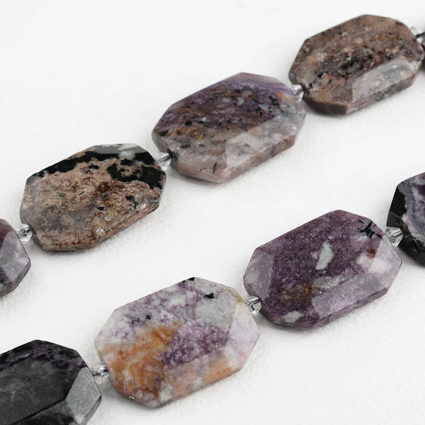 Purple Charoite Nugget Beads-ToShay.org