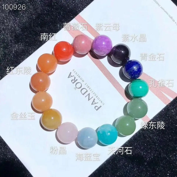 Rainbow Crystal Quartz Bracelet-ToShay.org