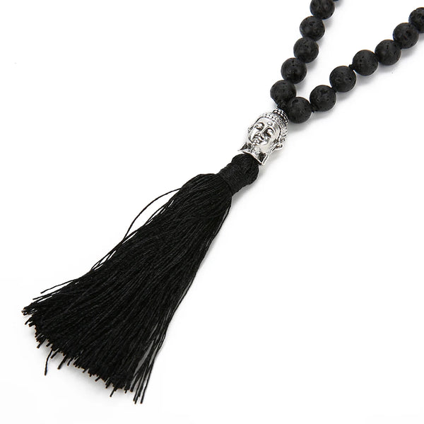 Black Lava Stone Mala Beads-ToShay.org