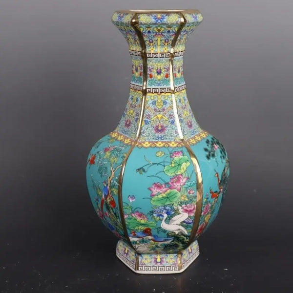 Crane Garden Vase-ToShay.org