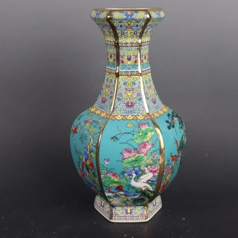 Crane Garden Vase-ToShay.org