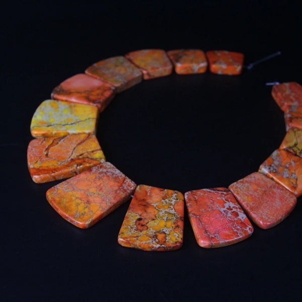 Mixed Emperor Jasper Slab Beads-ToShay.org