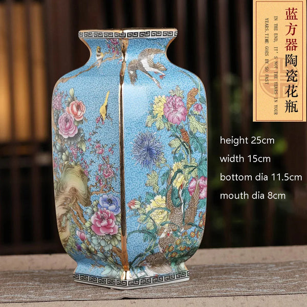 Flower Porcelain Vase-ToShay.org