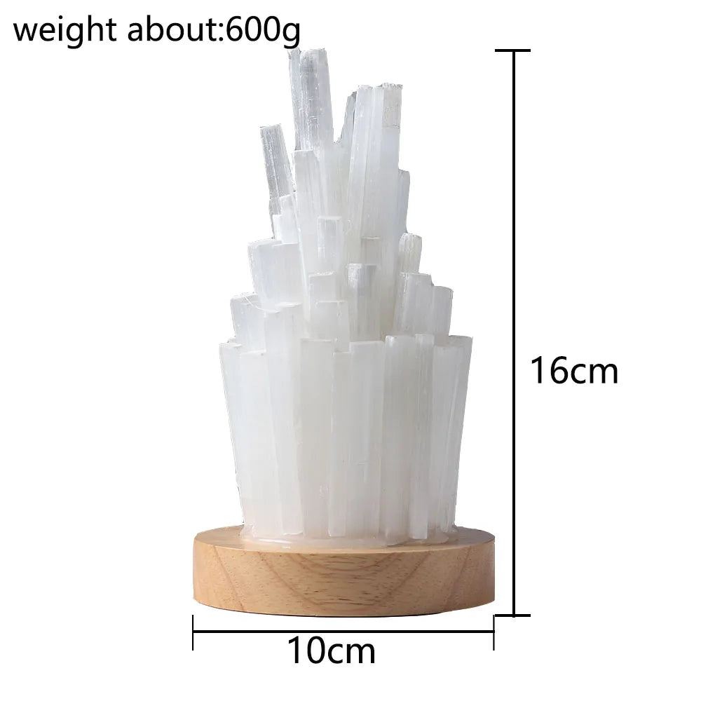 White Selenite Crystal-ToShay.org